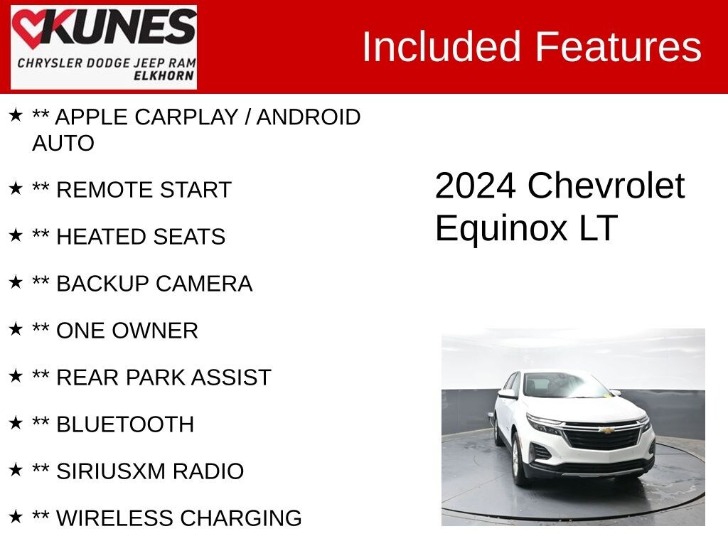 Used 2024 Chevrolet Equinox LT w/1LT SUV