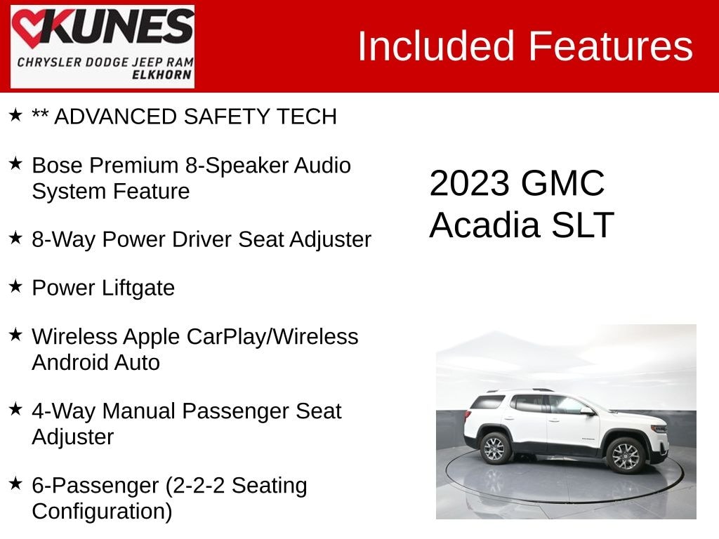 Used 2023 GMC Acadia SLT SUV