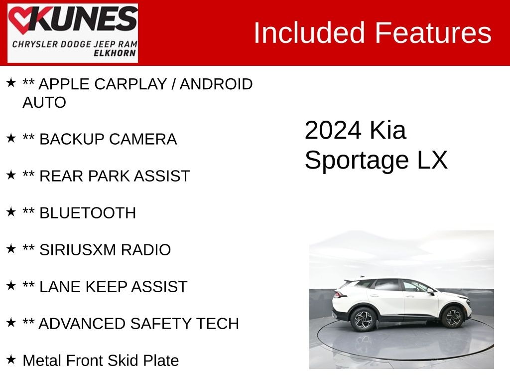 Used 2024 Kia Sportage LX SUV