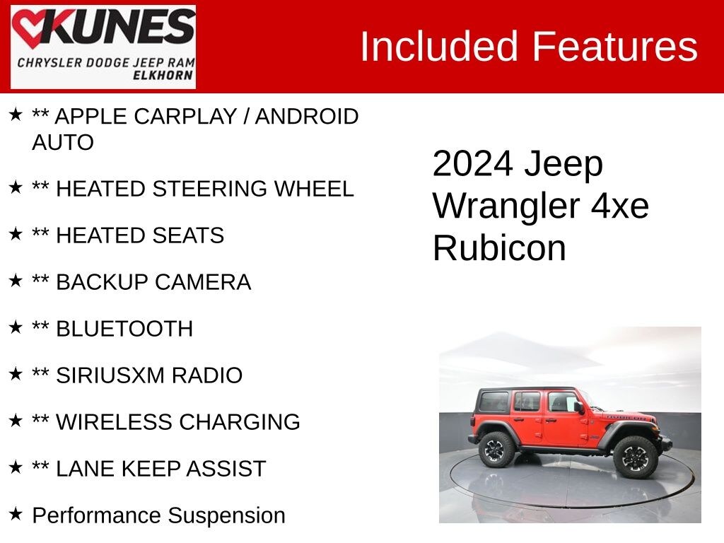 Used 2024 Jeep Wrangler 4xe Rubicon SUV