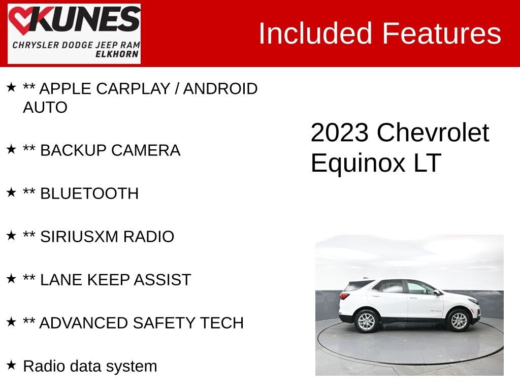 Used 2023 Chevrolet Equinox LT w/1LT SUV