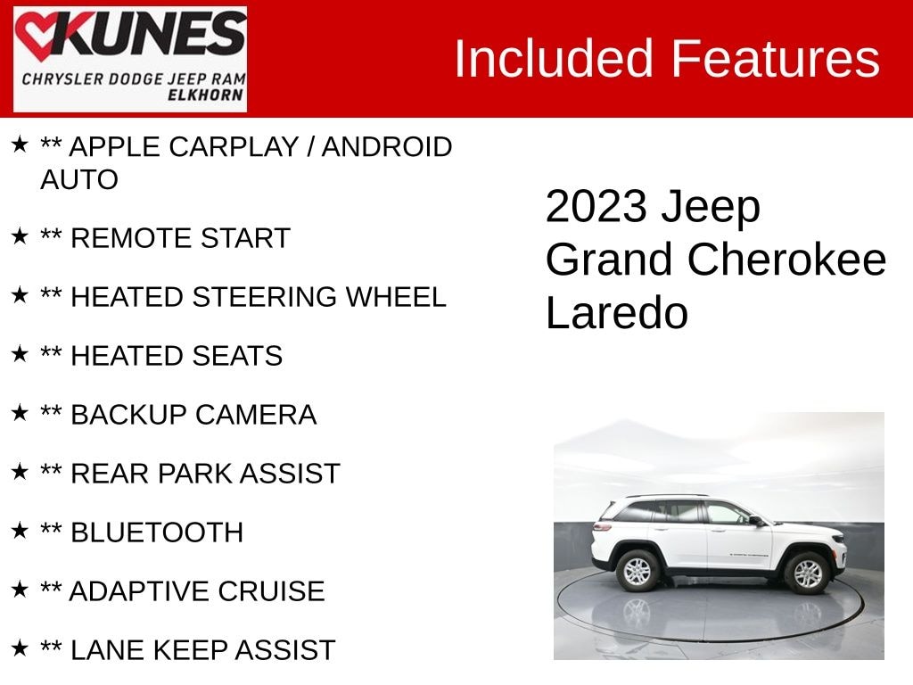 Used 2023 Jeep Grand Cherokee Laredo SUV