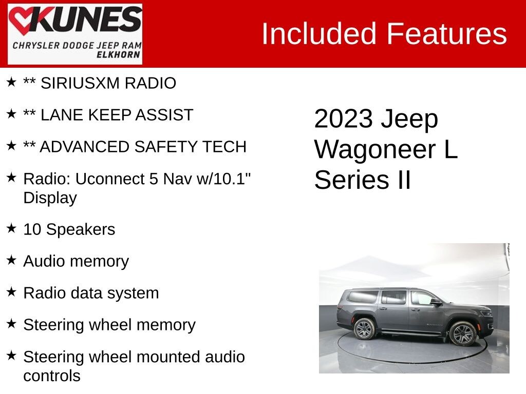 Used 2023 Jeep Wagoneer L Series II SUV