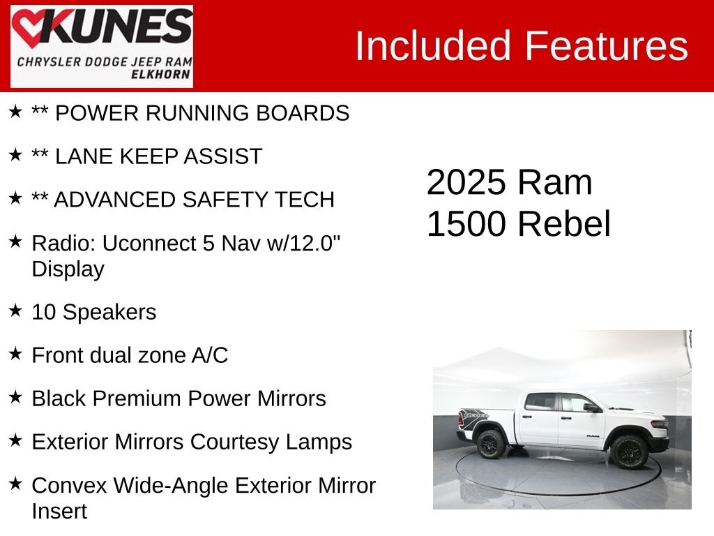Used 2025 Ram 1500 Rebel Truck Crew Cab