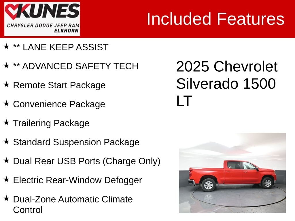 Used 2025 Chevrolet Silverado 1500 LT w/1LT Truck Crew Cab