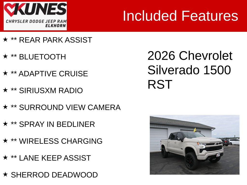 Used 2026 Chevrolet Silverado 1500 RST Truck Crew Cab