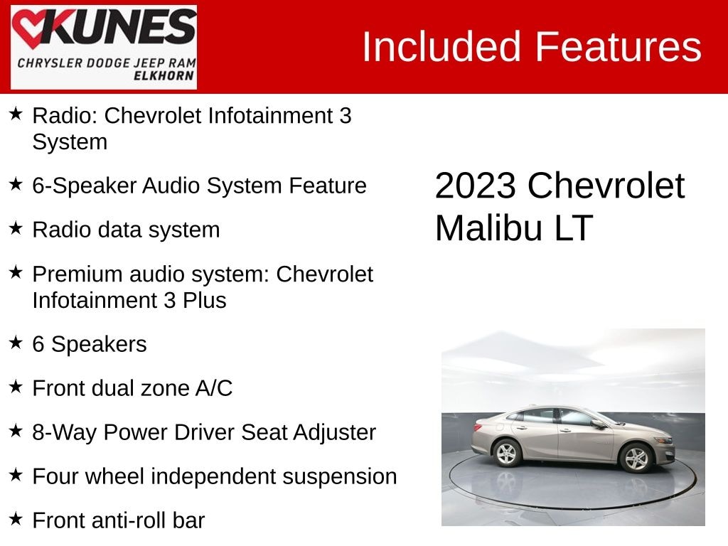 Used 2023 Chevrolet Malibu 1LT Sedan