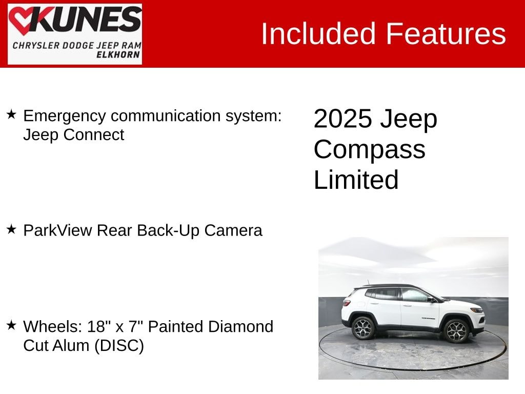 Used 2025 Jeep Compass Limited SUV
