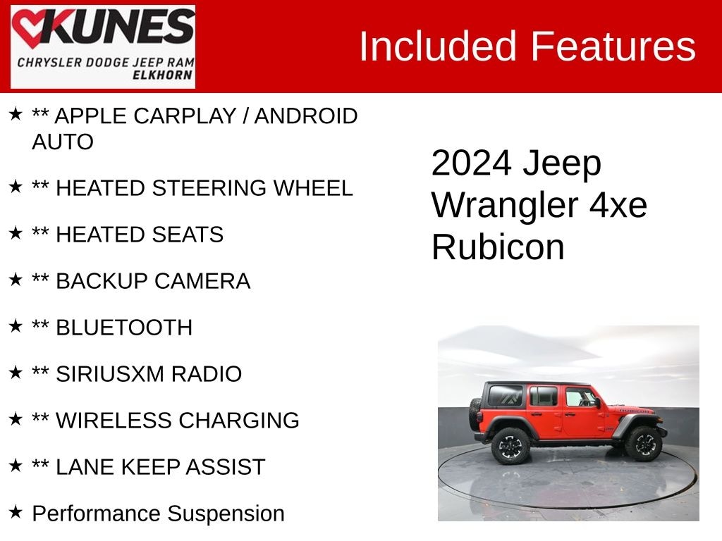 Used 2024 Jeep Wrangler 4xe Rubicon SUV