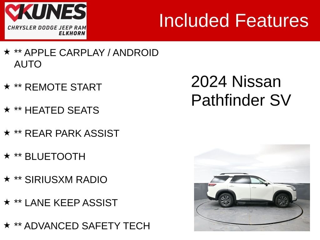 Used 2024 Nissan Pathfinder SV SUV