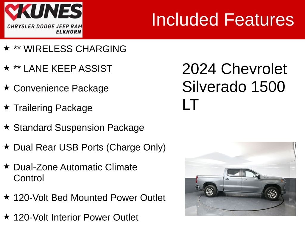 Used 2024 Chevrolet Silverado 1500 LT Truck Crew Cab