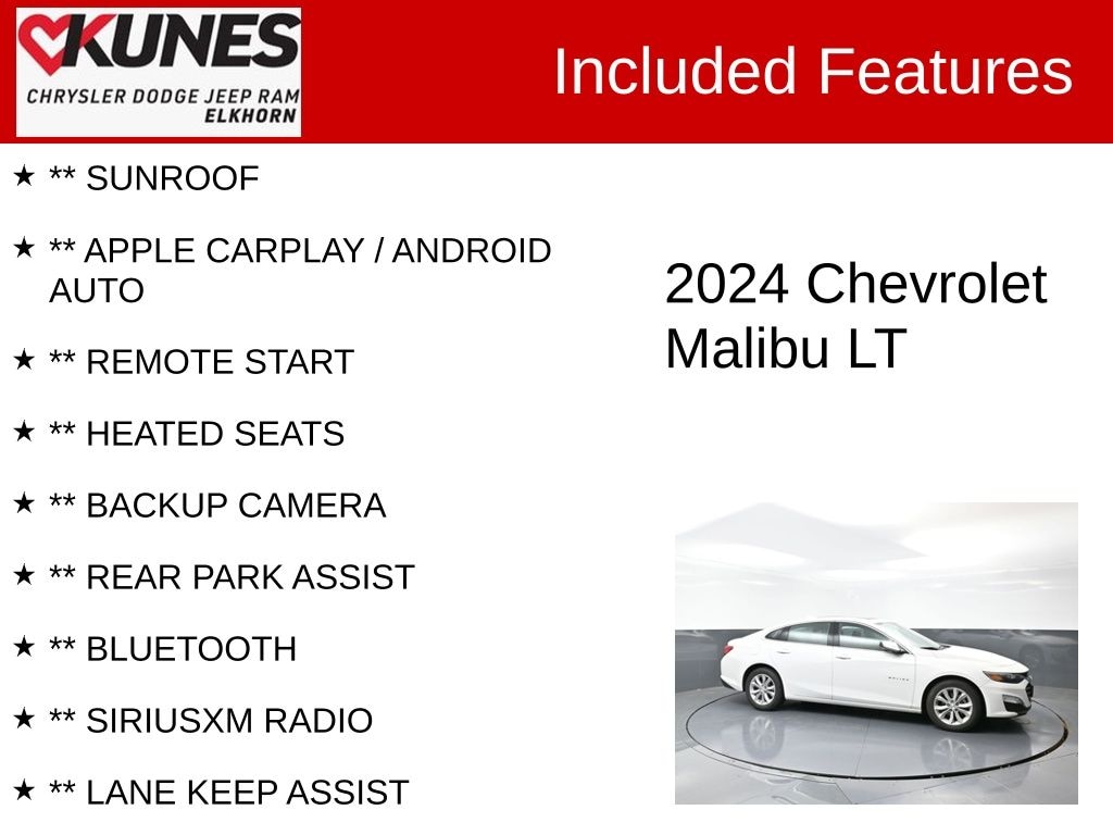 Used 2024 Chevrolet Malibu 1LT Sedan