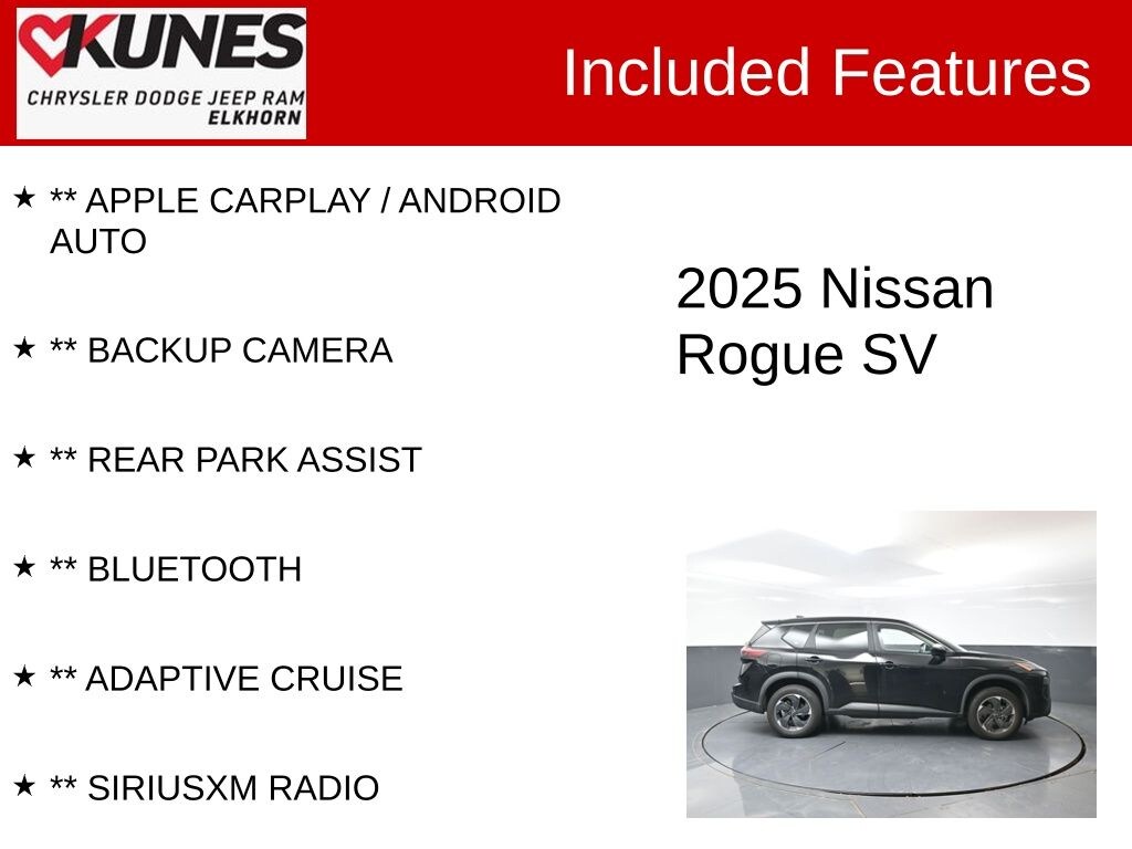 Used 2025 Nissan Rogue SV SUV
