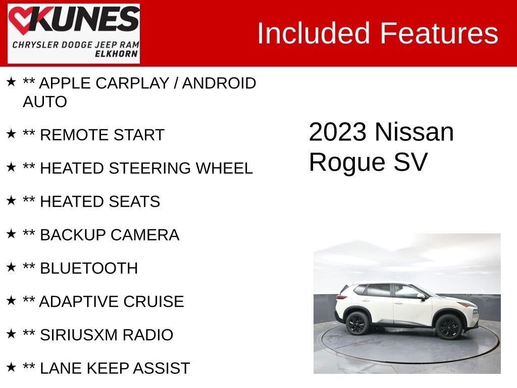 Used 2023 Nissan Rogue SV SUV