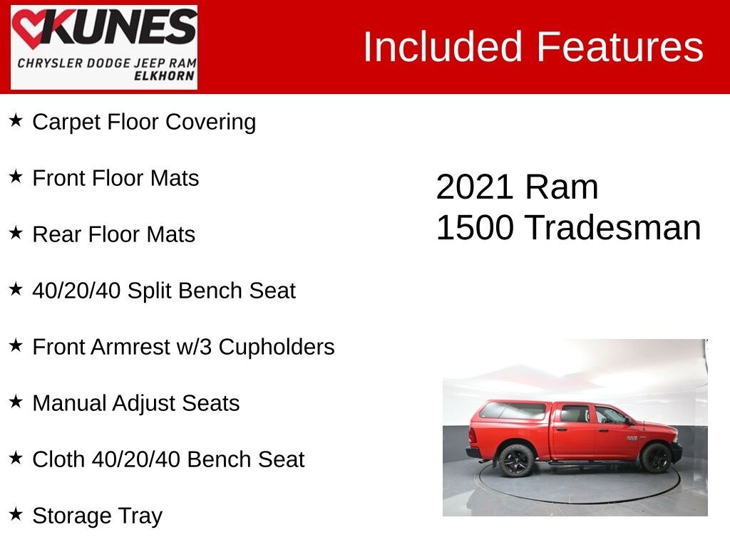 Used 2021 Ram 1500 Classic Tradesman Truck Crew Cab