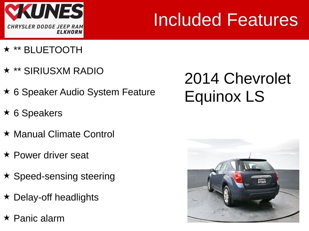 Used 2014 Chevrolet Equinox LS SUV