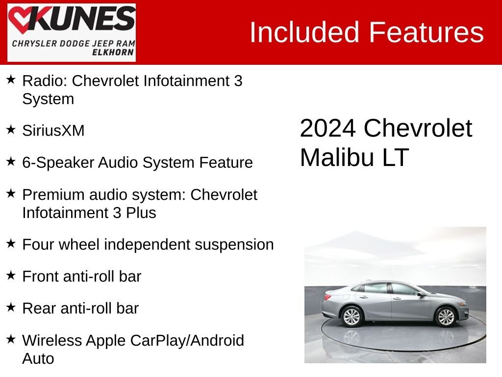 Used 2024 Chevrolet Malibu 1LT Sedan