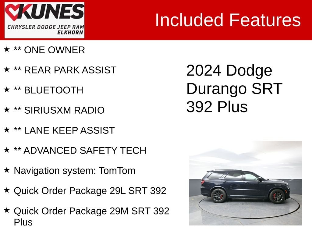 Used 2024 Dodge Durango SRT 392 SUV