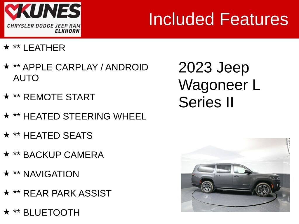Used 2023 Jeep Wagoneer L Series II SUV