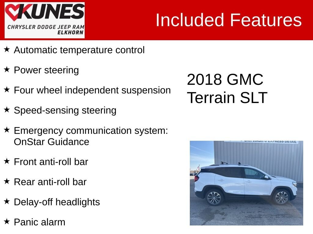 Used 2018 GMC Terrain SLT SUV