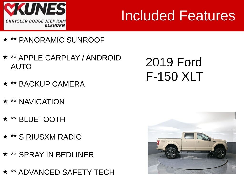 Used 2019 Ford F-150 Truck SuperCrew Cab
