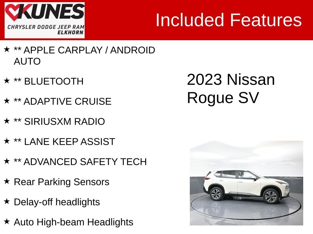 Used 2023 Nissan Rogue SV SUV
