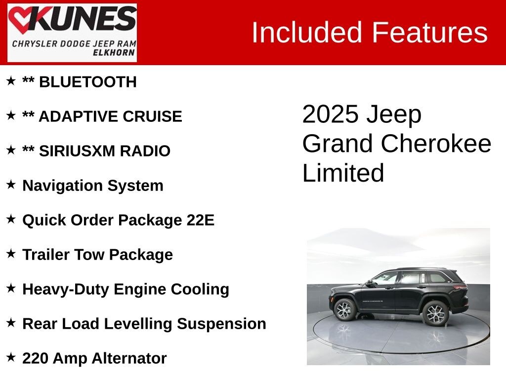 New 2025 Jeep Grand Cherokee Limited Sport Utility