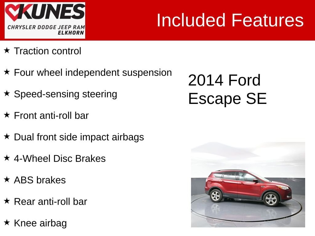 Used 2014 Ford Escape SE SUV
