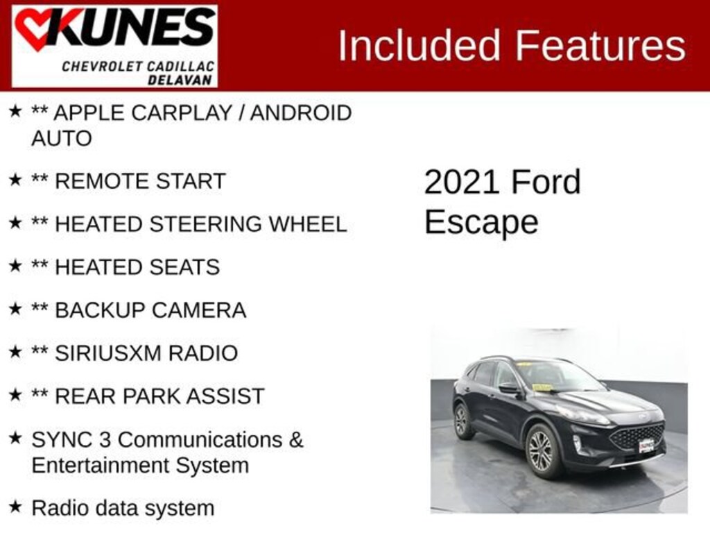 Used 2021 Ford Escape SEL
