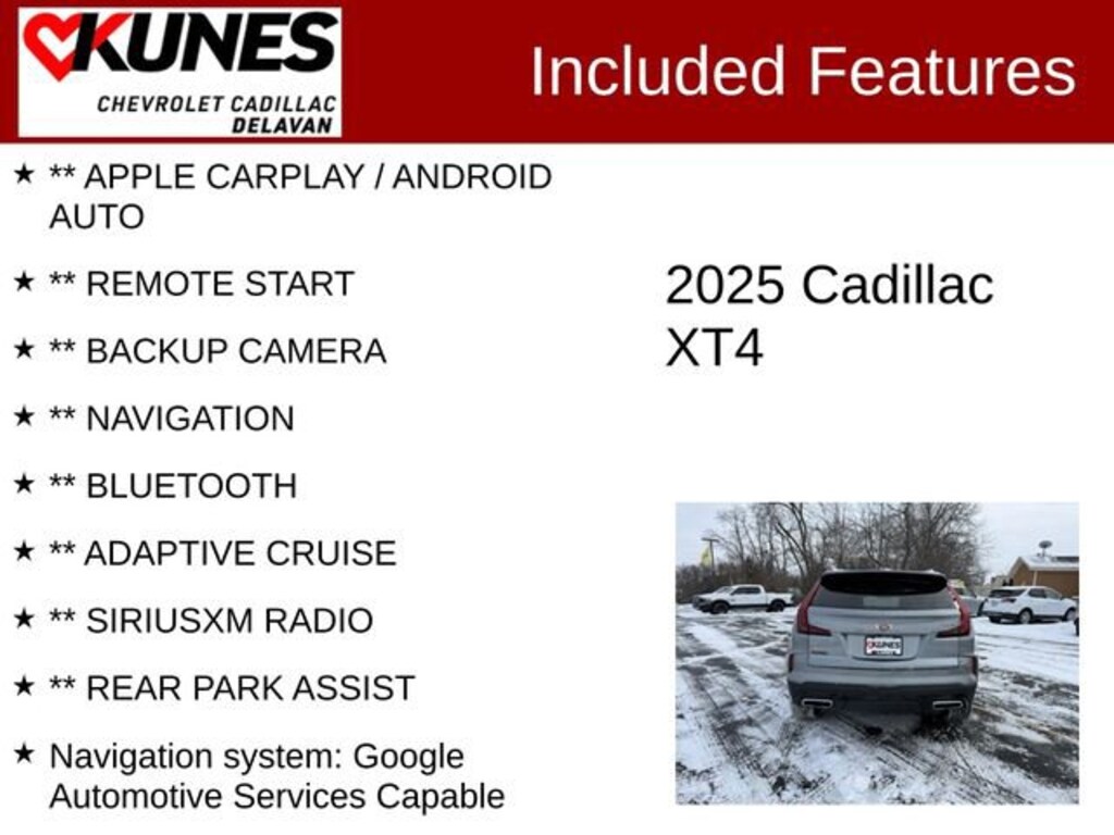 Used 2025 CADILLAC XT4 Premium Luxury SUV