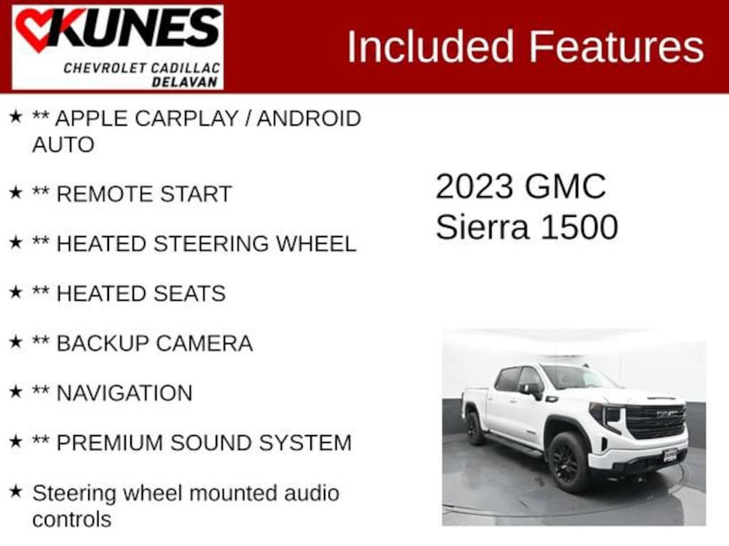 Used 2023 GMC Sierra 1500 Elevation Truck