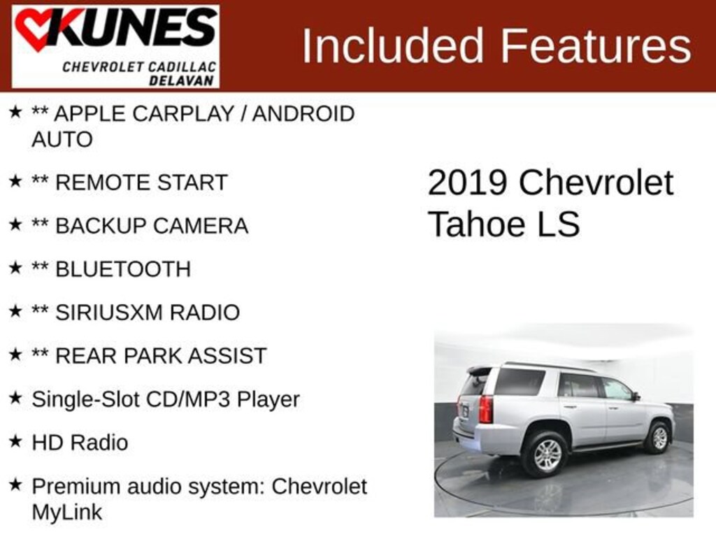 Used 2019 Chevrolet Tahoe LS SUV