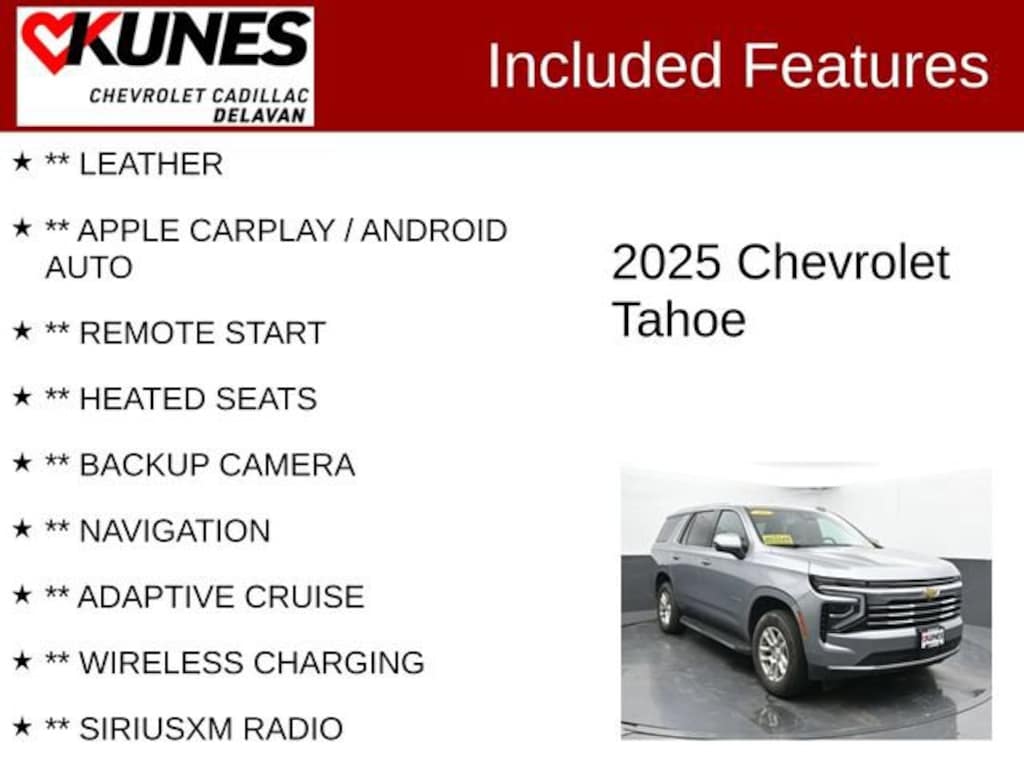 Used 2025 Chevrolet Tahoe LT SUV