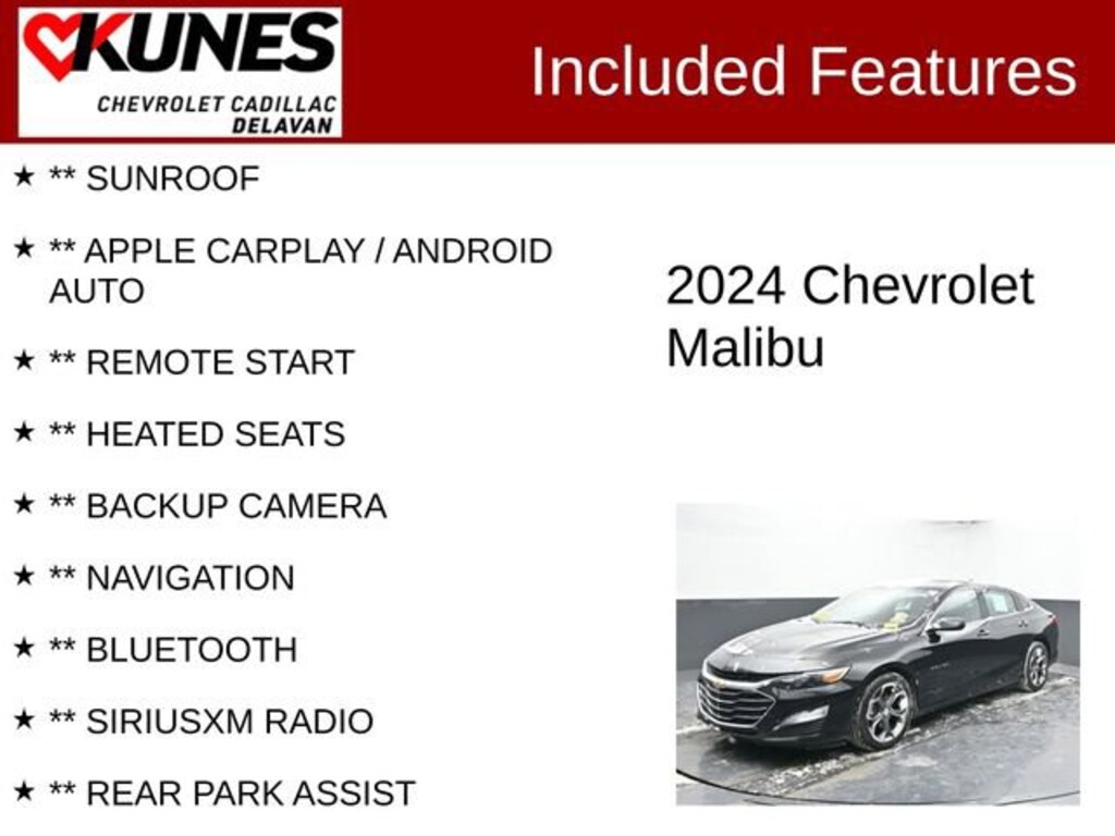 Used 2024 Chevrolet Malibu 1LT Car