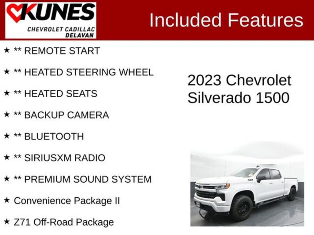Used 2023 Chevrolet Silverado 1500 RST Truck