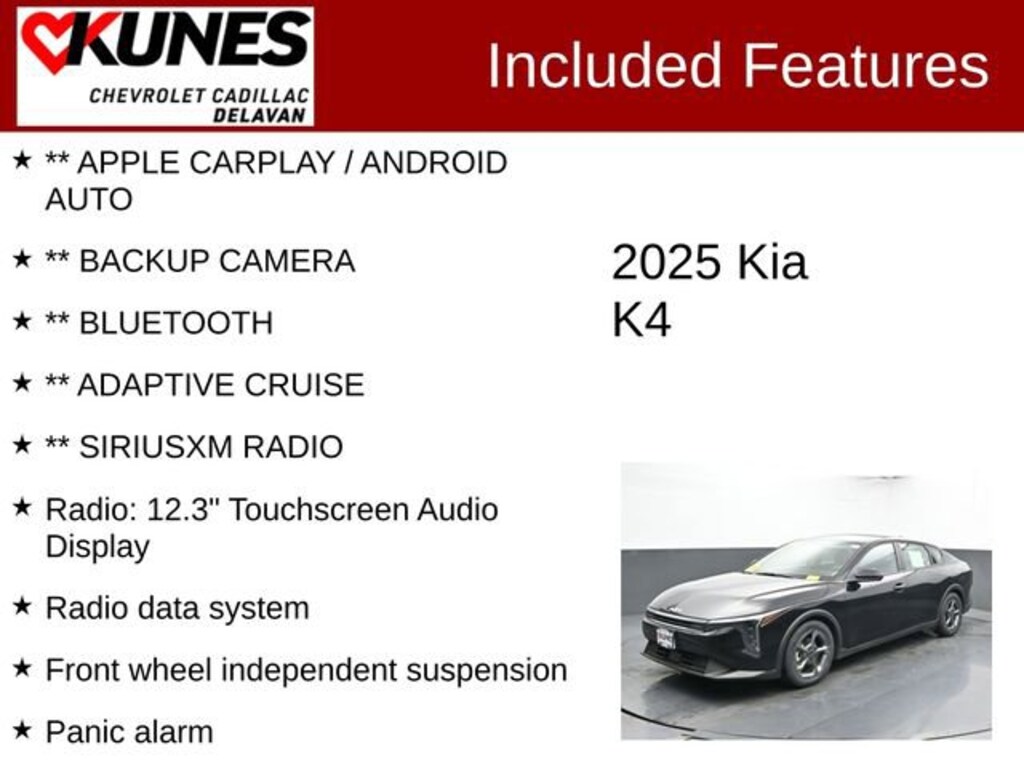 Used 2025 Kia K4 LXS