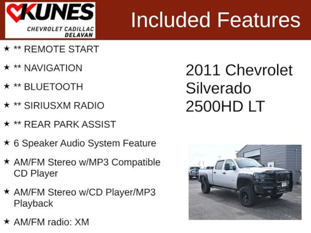 Used 2011 Chevrolet Silverado 2500 HD LT Truck