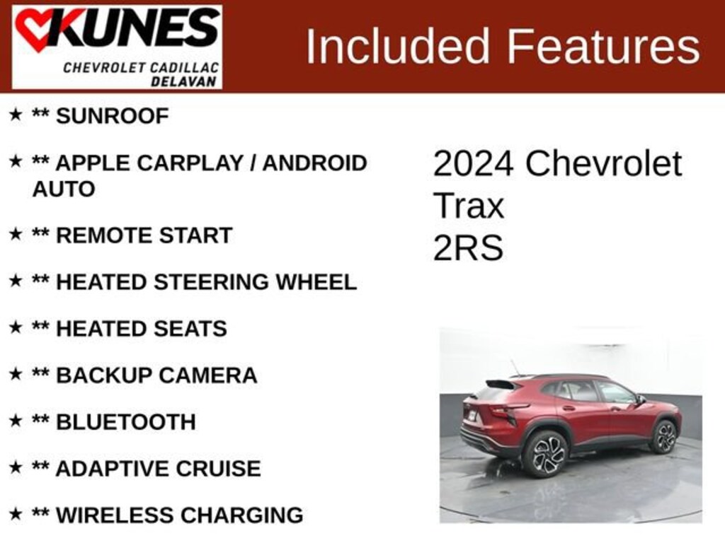 Used 2024 Chevrolet Trax 2RS SUV