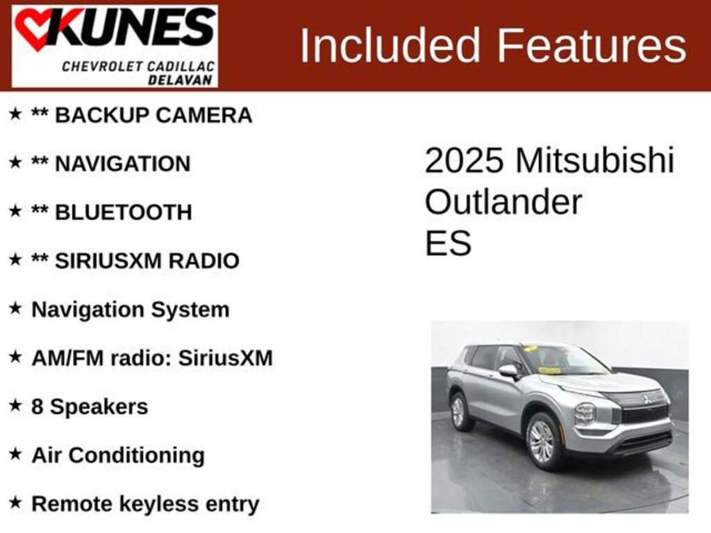 Used 2025 Mitsubishi Outlander ES