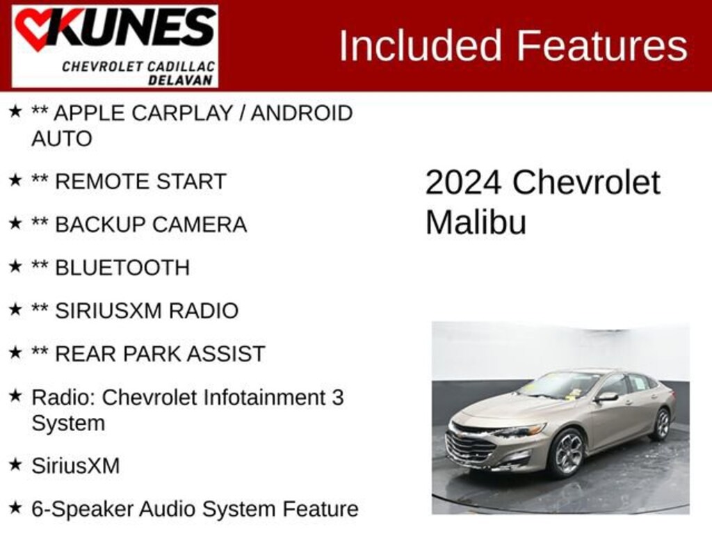 Used 2024 Chevrolet Malibu 1LT Car