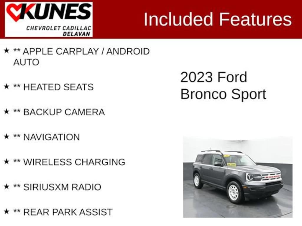 Used 2023 Ford Bronco Sport Heritage