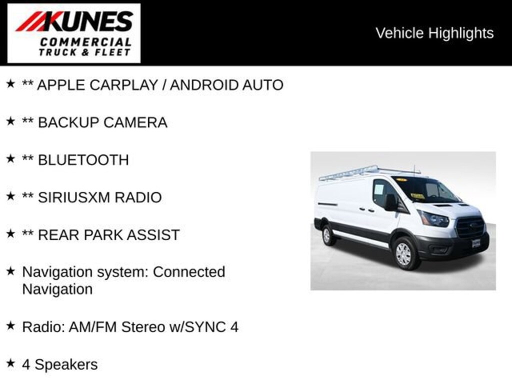 Used 2022 Ford E-Transit Cargo Van