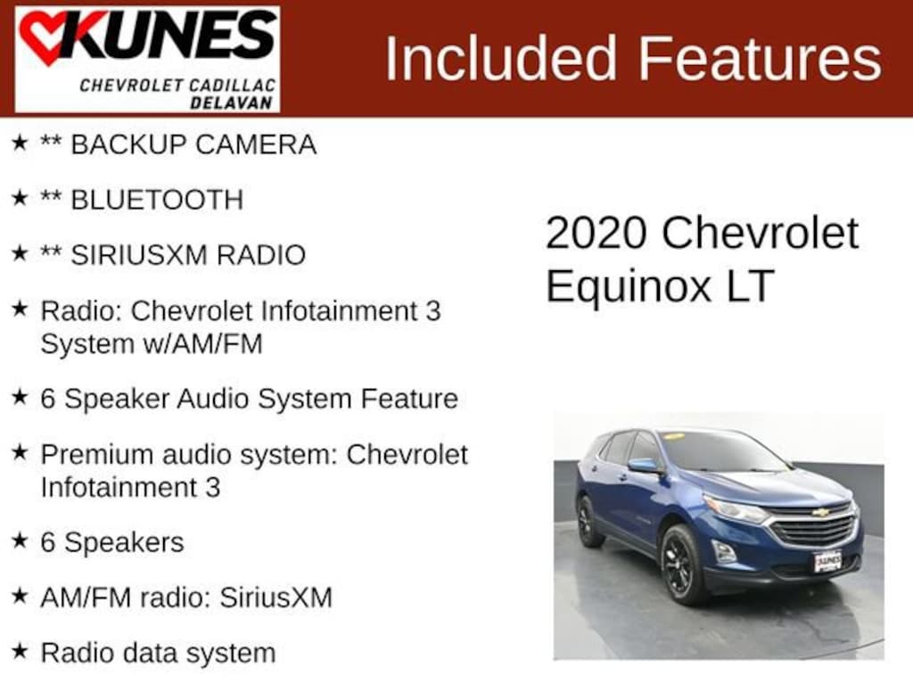 Used 2020 Chevrolet Equinox LT SUV