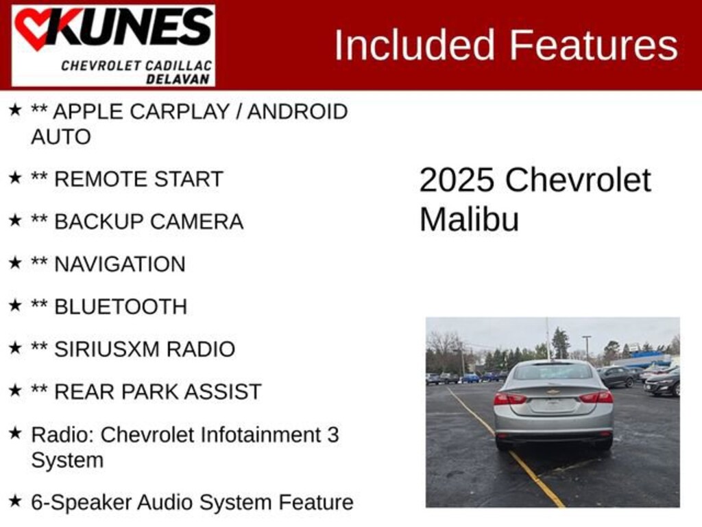 Used 2025 Chevrolet Malibu 1LT Car