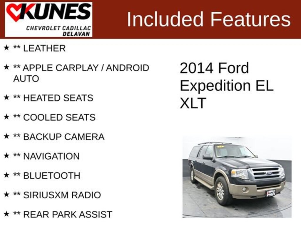 Used 2014 Ford Expedition EL XLT