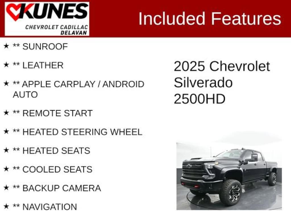 Used 2025 Chevrolet Silverado 2500 HD LTZ Truck
