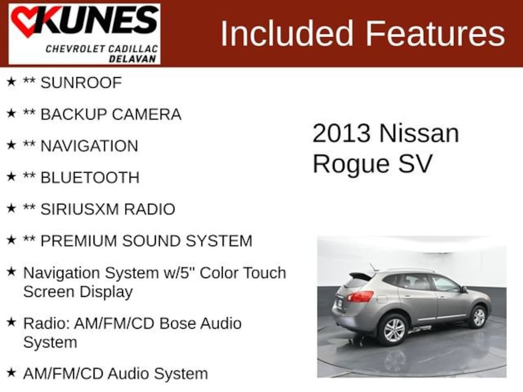 Used 2013 Nissan Rogue SV