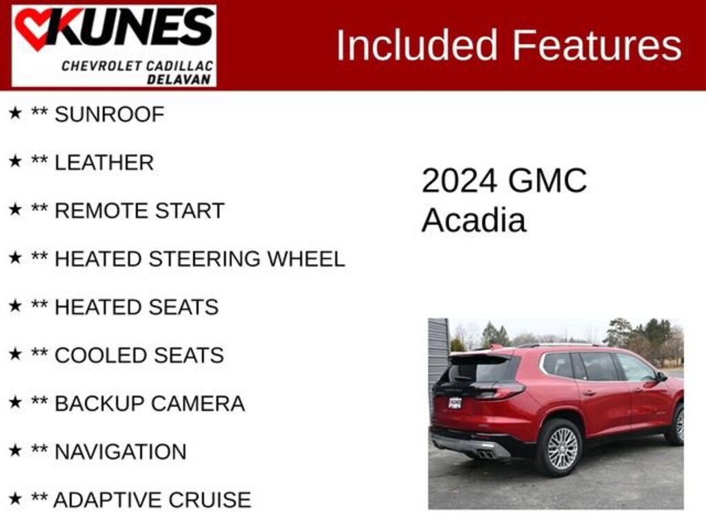 Used 2024 GMC Acadia Denali SUV