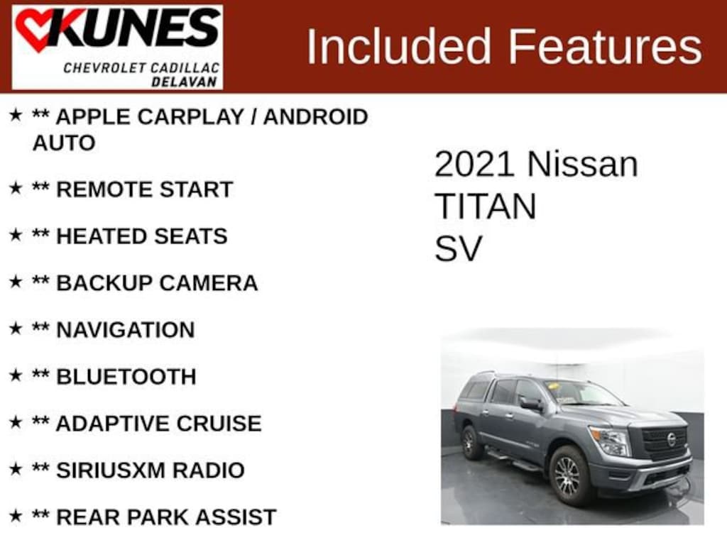 Used 2021 Nissan Titan SV