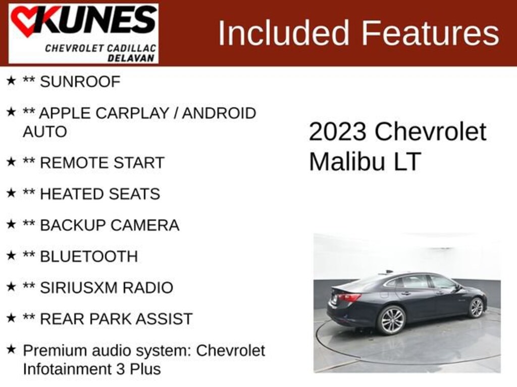 Used 2023 Chevrolet Malibu LT Car